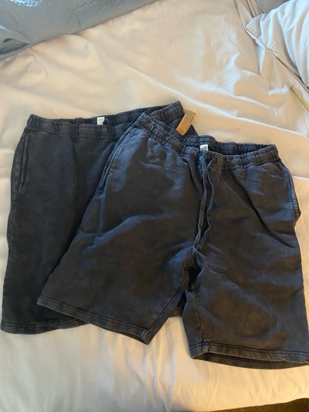 Mens Black Drawstring Casual Shorts